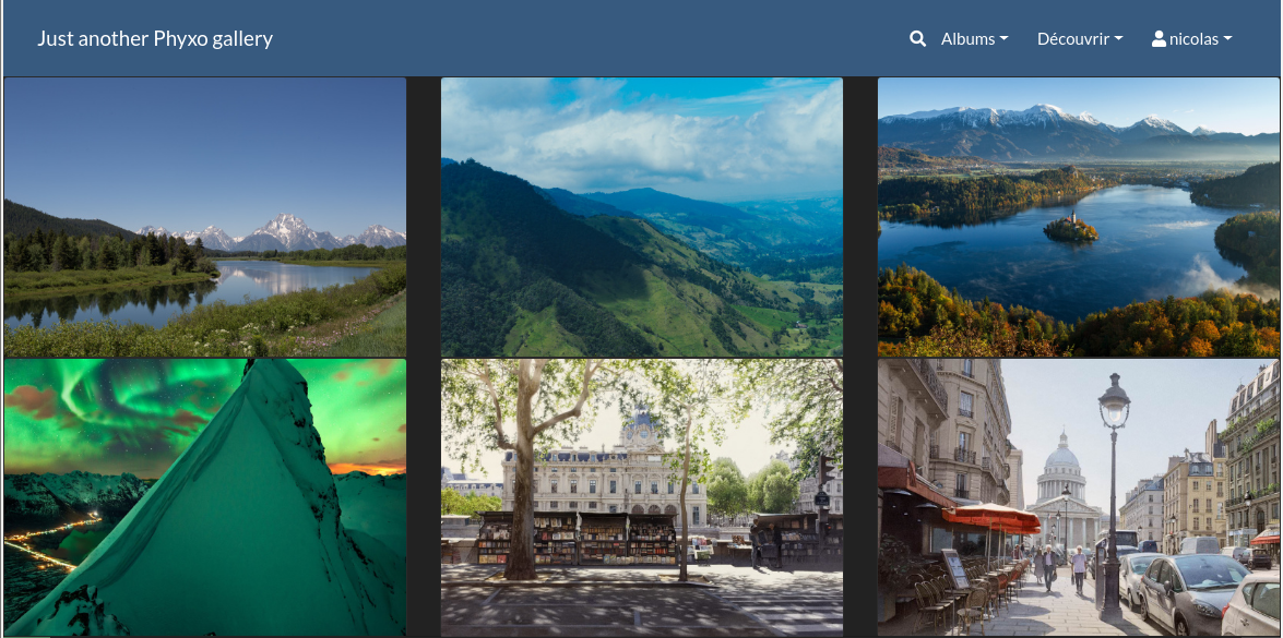 Phyxo screenshot alt tag